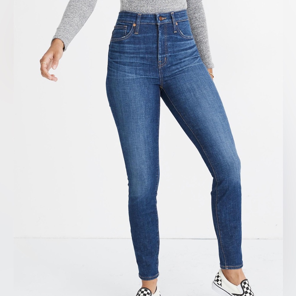 Madewell Curvy High Rise Skinny Jeans 10”